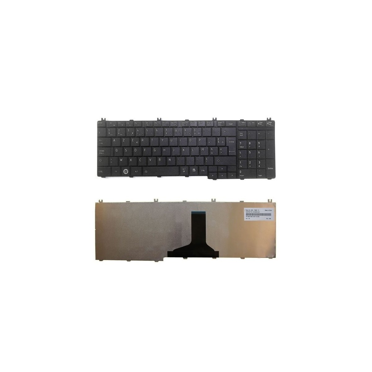 Clavier Français Toshiba Satellite C650 SERIES NSK-TN00F