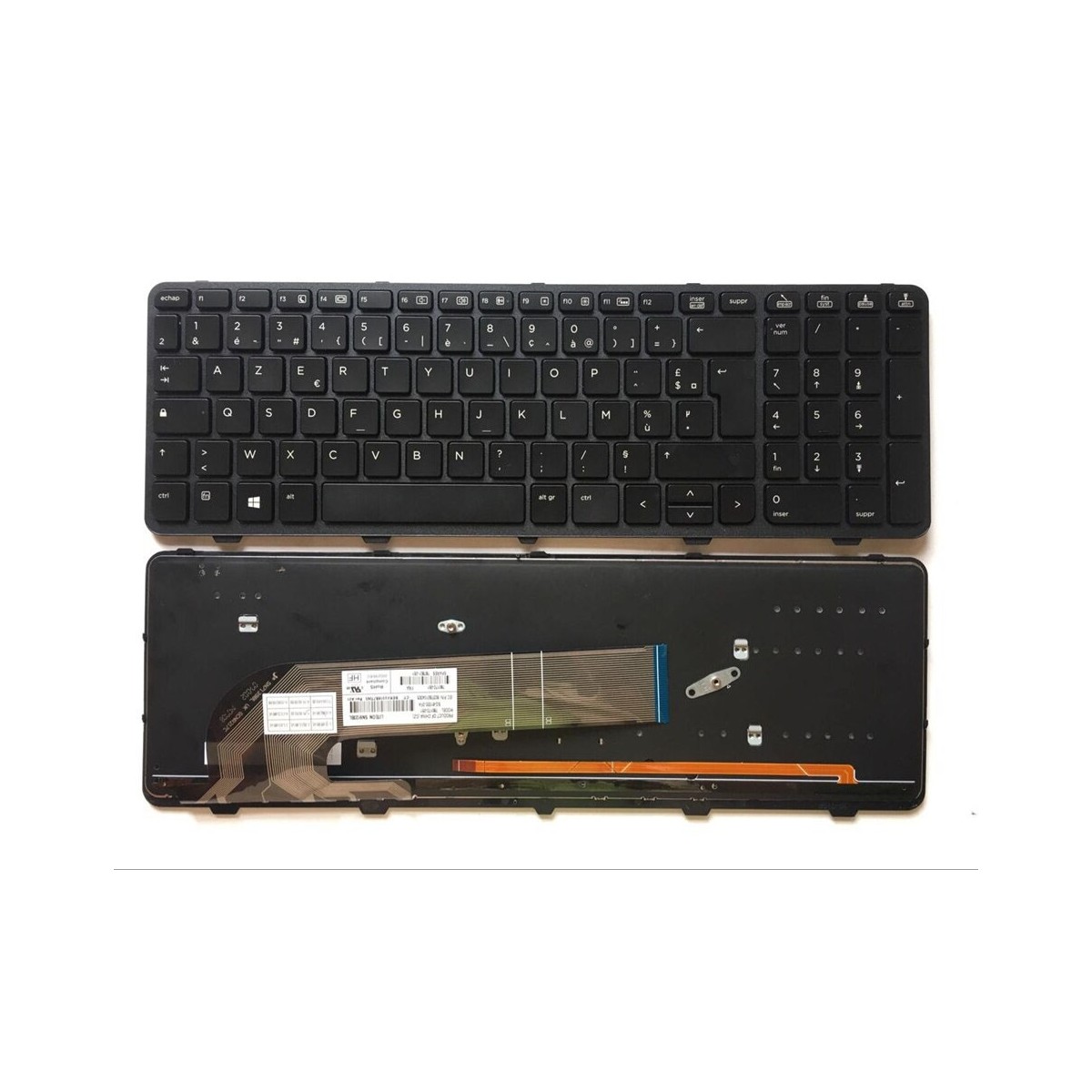 Clavier Français pour HP Probook 450 G2 V139502AK1 Rétro-éclairé