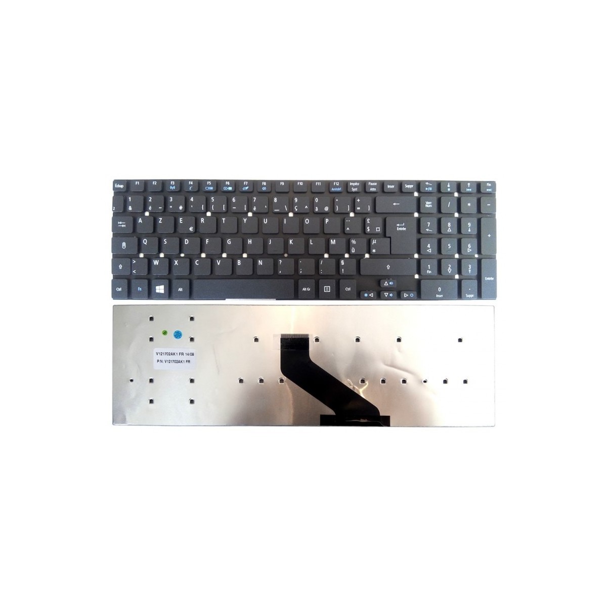 Clavier Azerty Français pour Packard Bell EasyNote LV11HC SERIES PK130HQ3A14