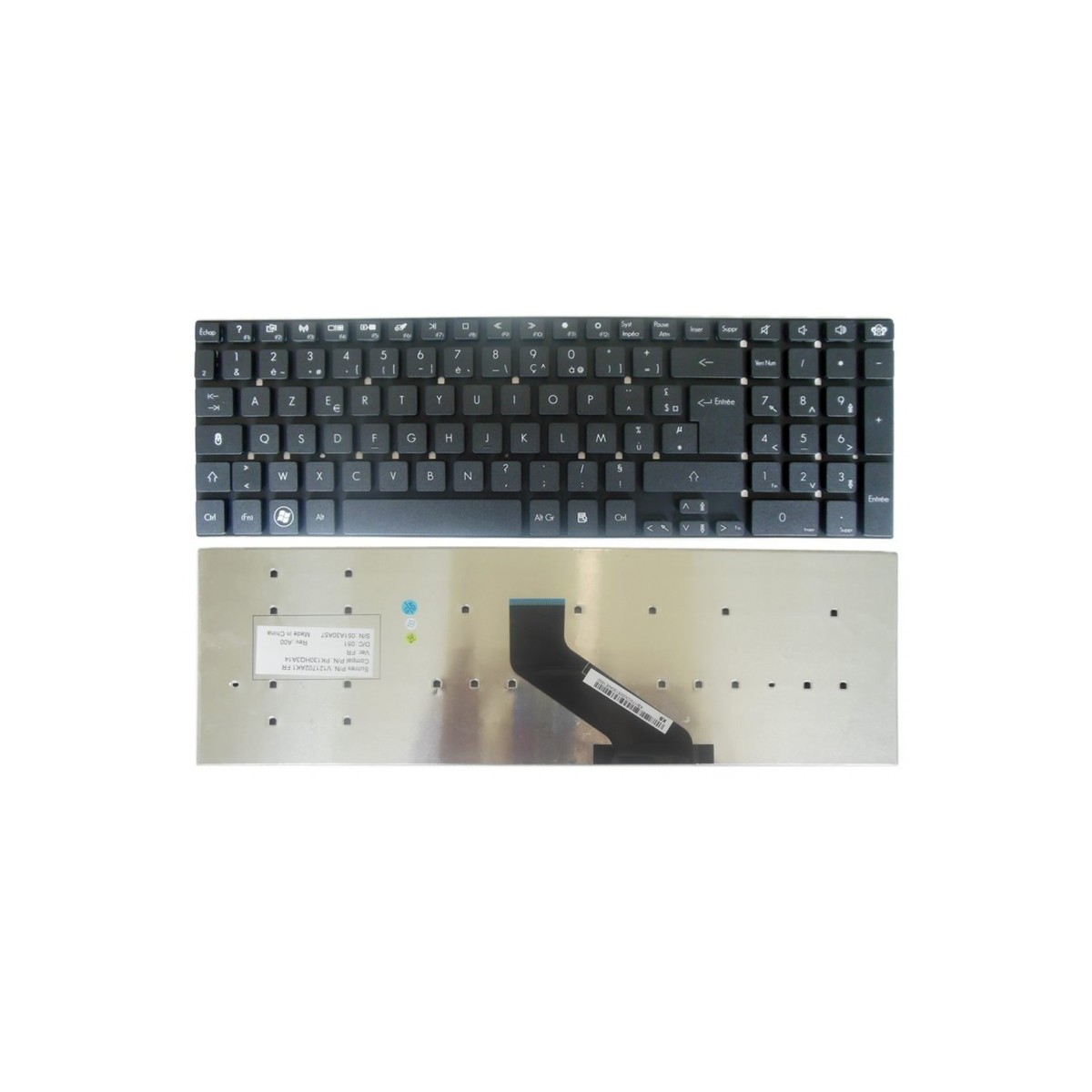 Clavier Français pour Packard Bell EasyNote LK11BZ NK.I171S.017