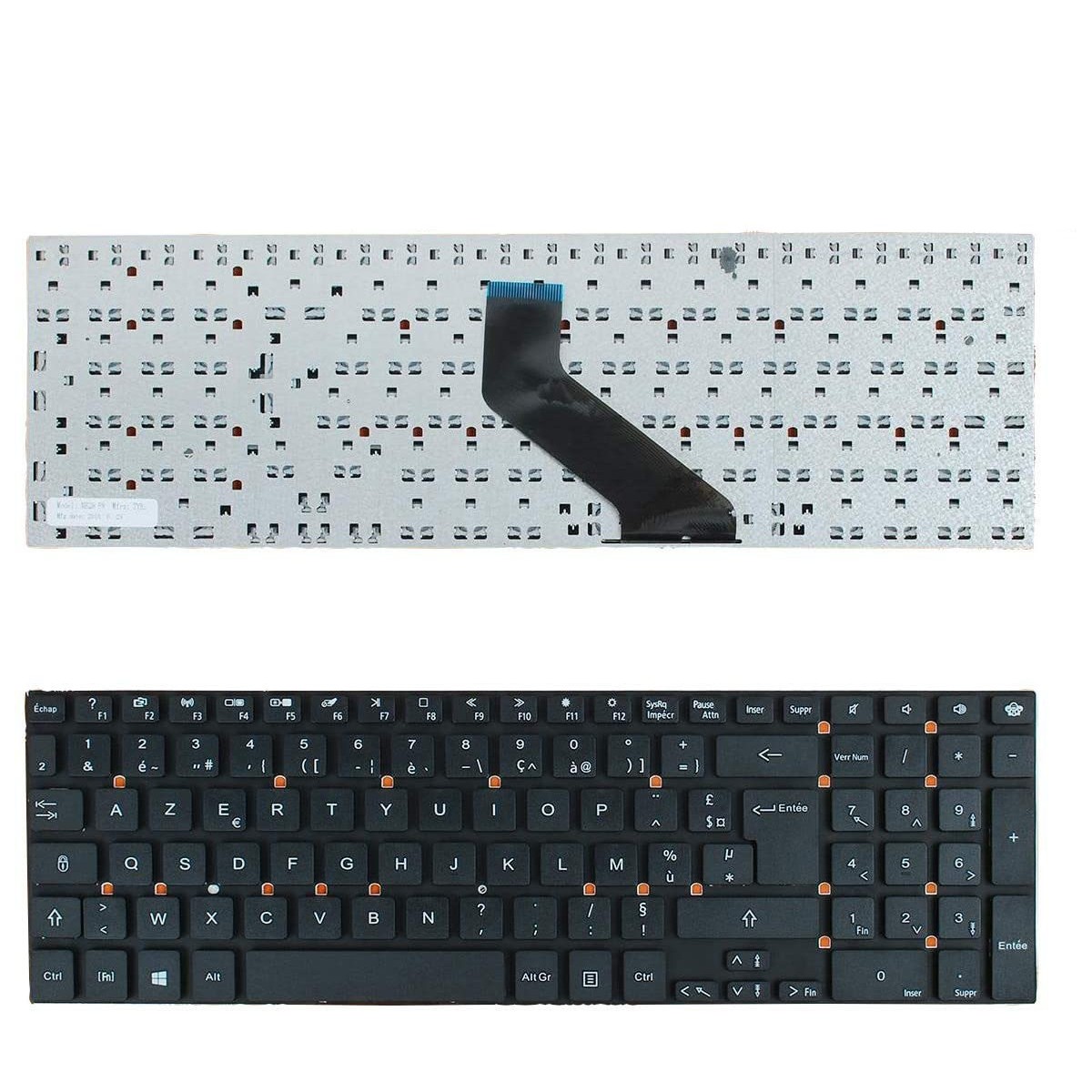 Clavier Français pour Gateway NV52C SERIES PK130HQ3A14