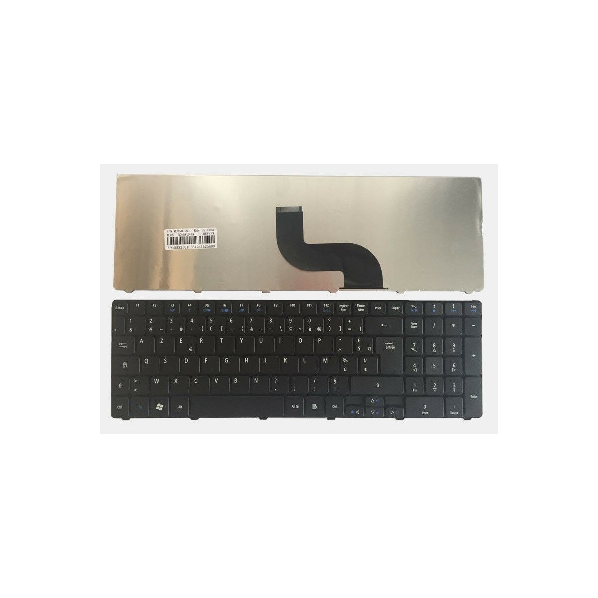 Clavier Français pour Acer Aspire 5810 SERIES 9J.N1H82.00F