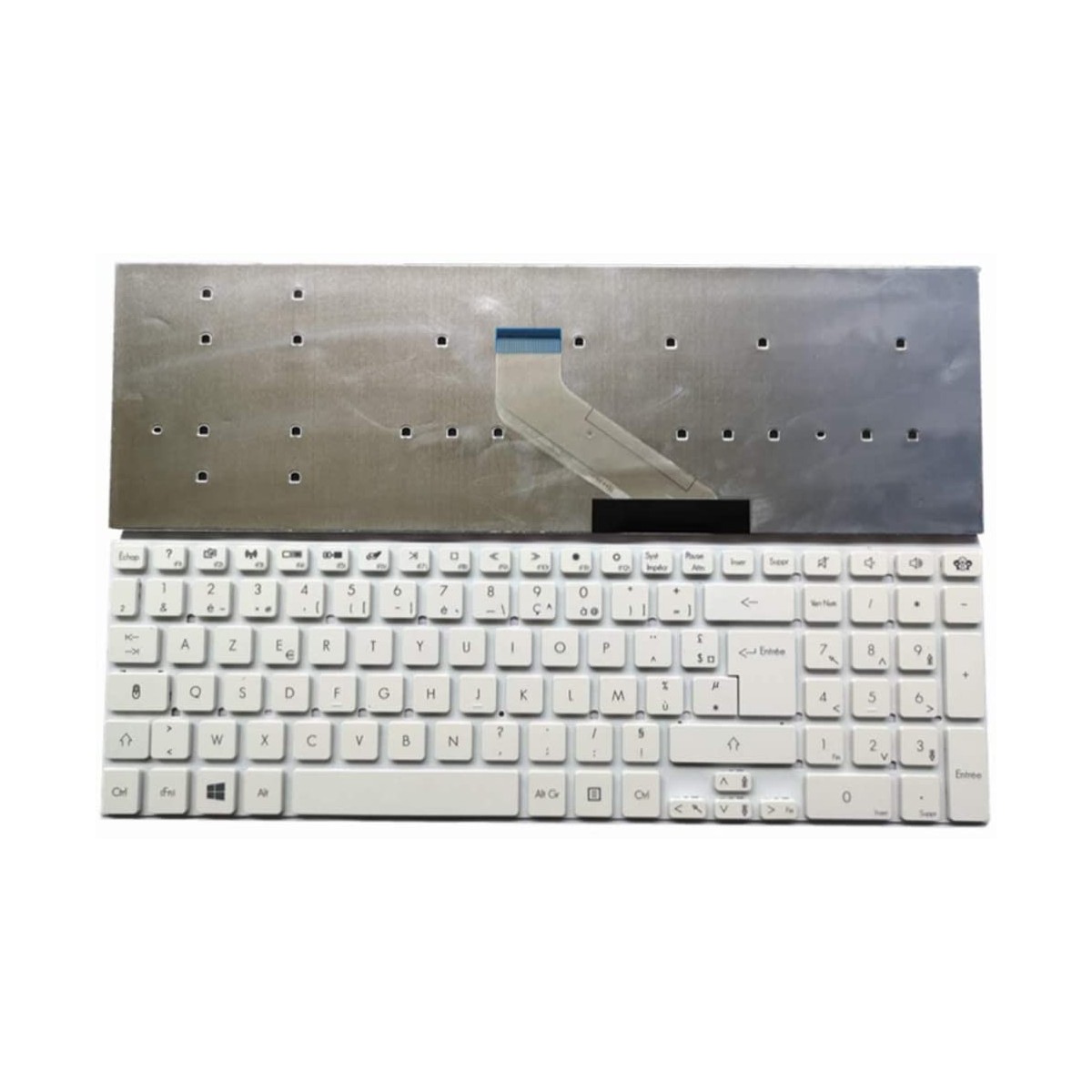 Clavier Français pour Packard Bell Easynote TV43HR SERIES MP.10K36F0.6982W Blanc