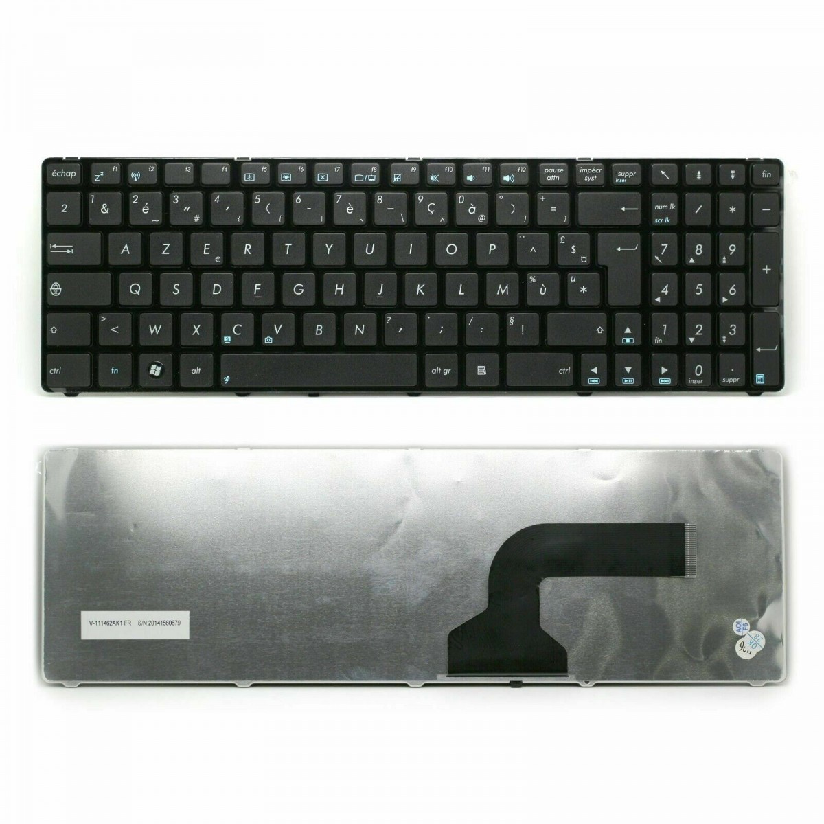 Clavier Français pour Asus G51 SERIES V11146ZAK1 Sans Rétroéclairage