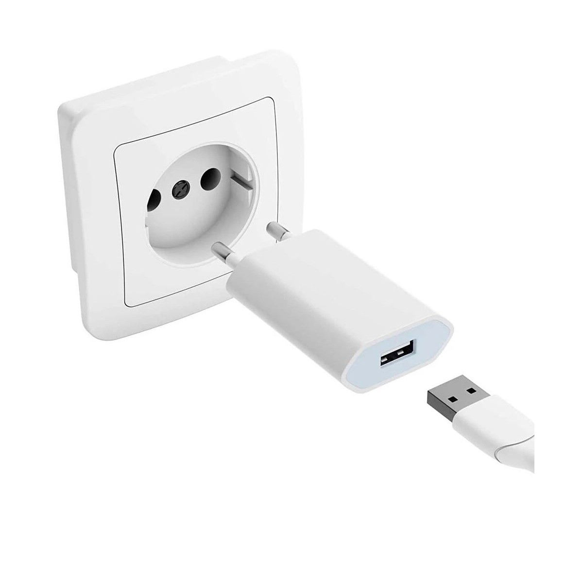 Adaptateur Secteur USB pour Apple iPhone 7 iPhone Xs Max Prise Chargeur USB  3.4A