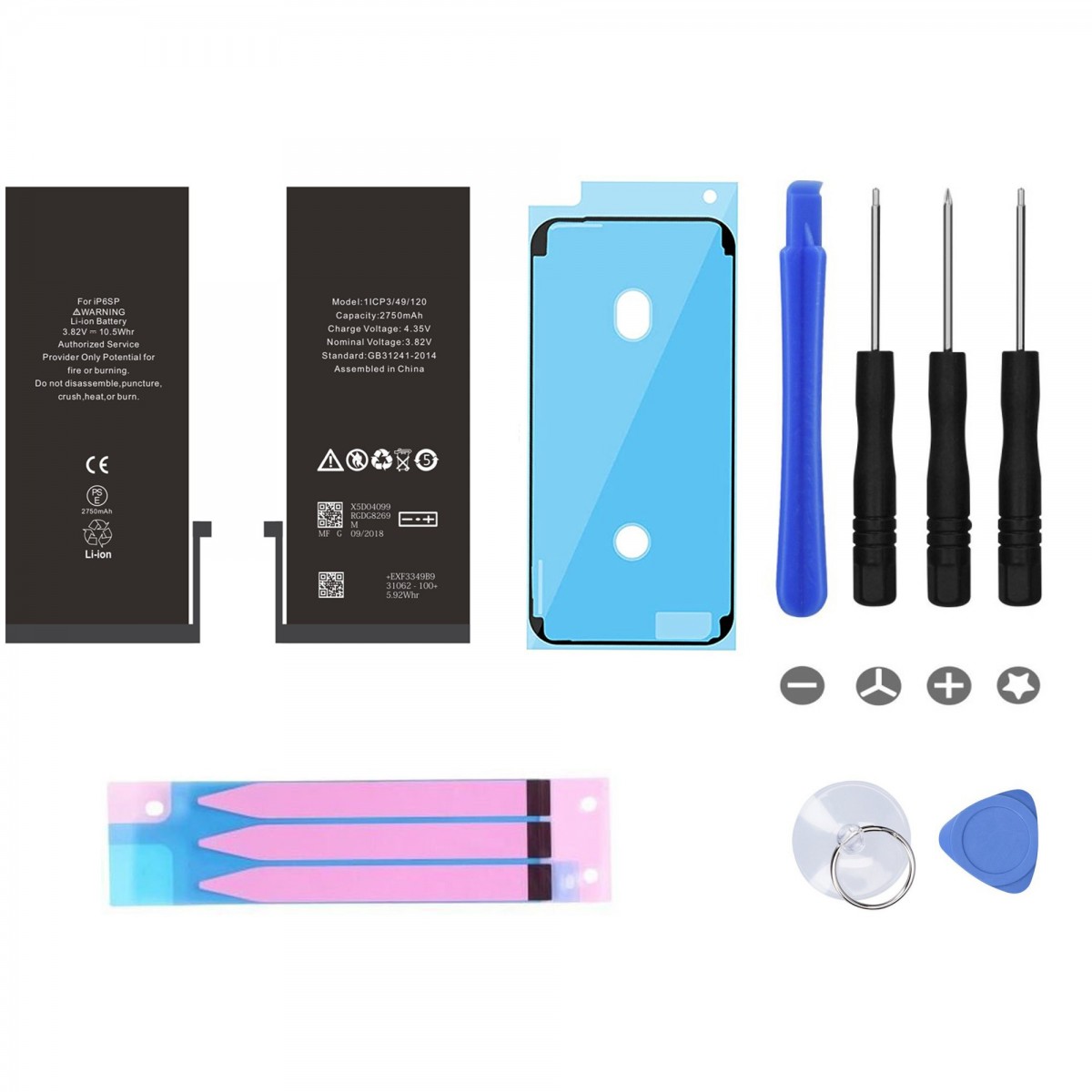 Kit Batterie iPhone 12 : Batterie + Outils + Stickers + Joint